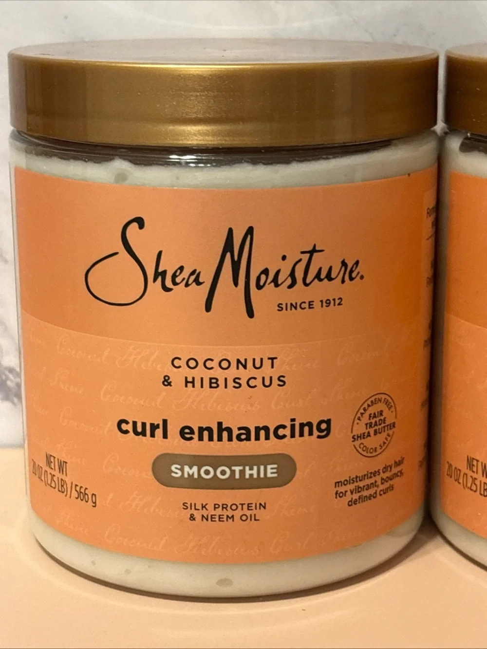 Shea Moisture Coconut & Hibiscus Curl Enhancing Smoothie-Lot of 2
